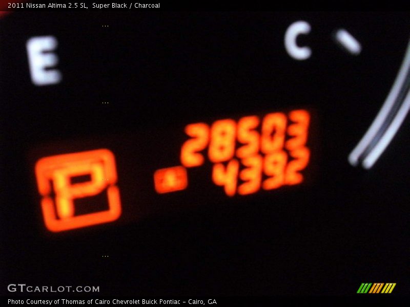 Super Black / Charcoal 2011 Nissan Altima 2.5 SL