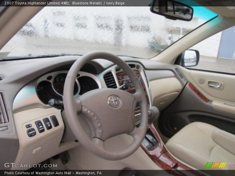  2007 Highlander Limited 4WD Ivory Beige Interior