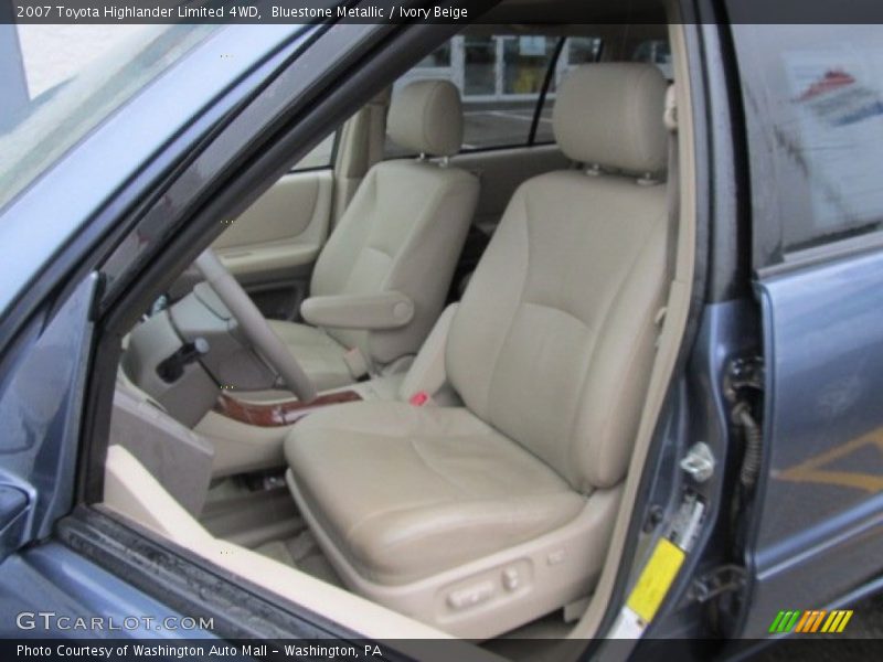 Bluestone Metallic / Ivory Beige 2007 Toyota Highlander Limited 4WD