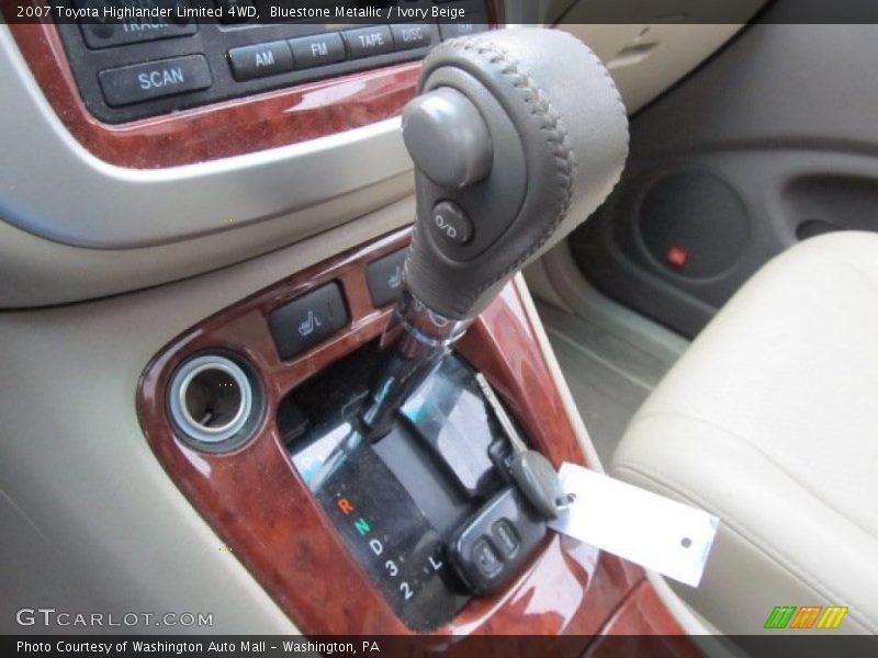  2007 Highlander Limited 4WD 5 Speed Automatic Shifter