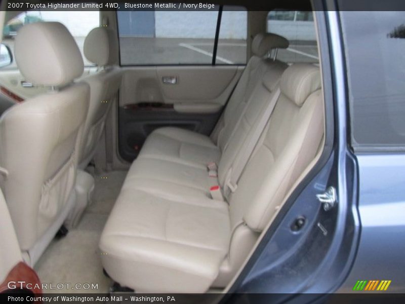Bluestone Metallic / Ivory Beige 2007 Toyota Highlander Limited 4WD
