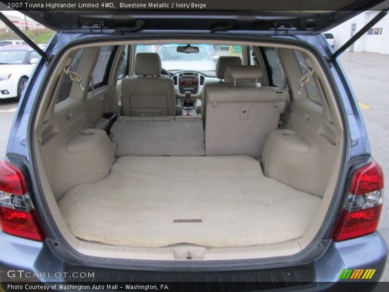 Bluestone Metallic / Ivory Beige 2007 Toyota Highlander Limited 4WD