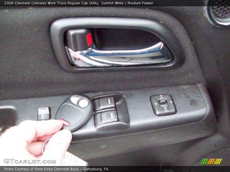 Summit White / Medium Pewter 2008 Chevrolet Colorado Work Truck Regular Cab Utility
