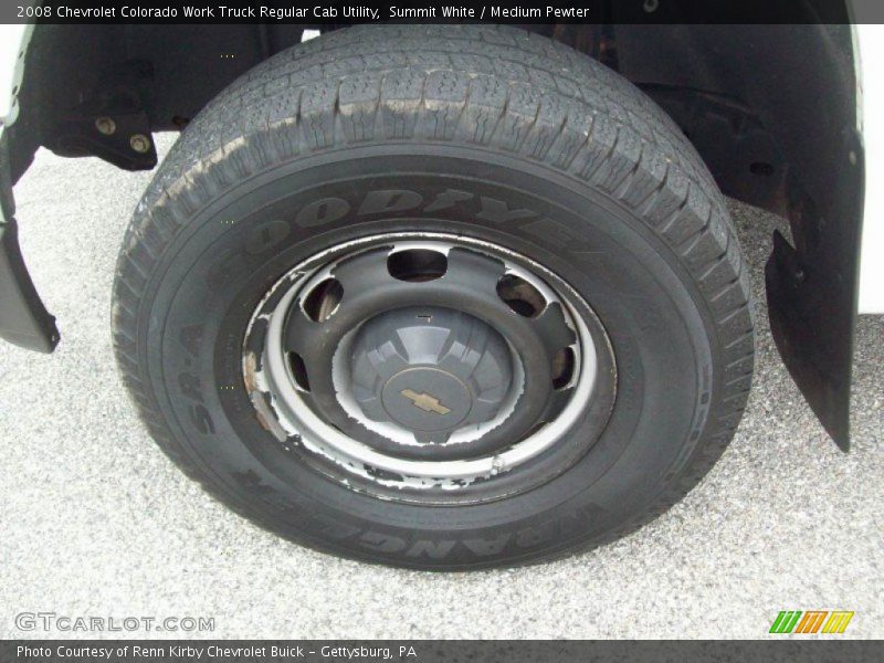 Summit White / Medium Pewter 2008 Chevrolet Colorado Work Truck Regular Cab Utility