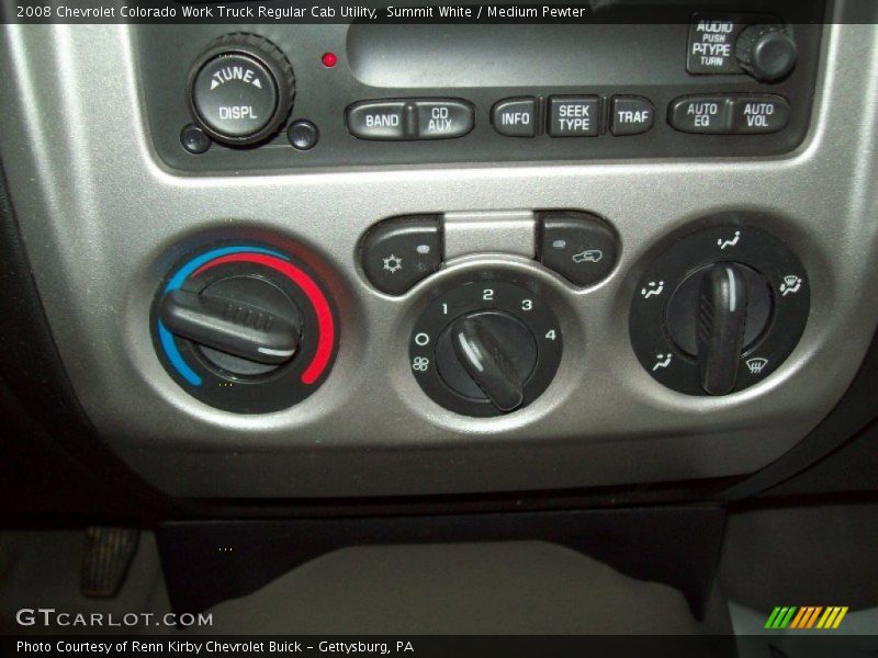 Summit White / Medium Pewter 2008 Chevrolet Colorado Work Truck Regular Cab Utility