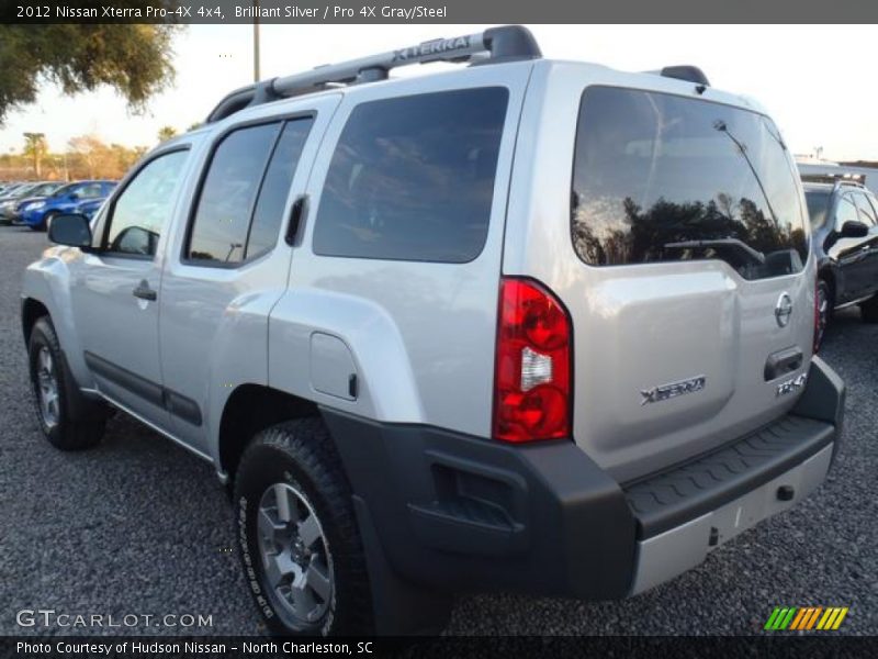 Brilliant Silver / Pro 4X Gray/Steel 2012 Nissan Xterra Pro-4X 4x4