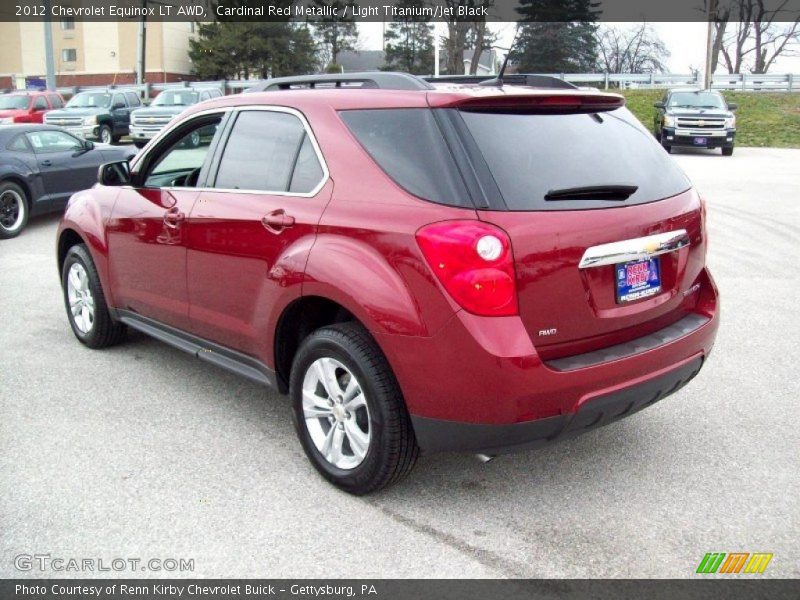 Cardinal Red Metallic / Light Titanium/Jet Black 2012 Chevrolet Equinox LT AWD