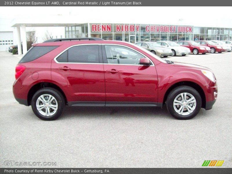 Cardinal Red Metallic / Light Titanium/Jet Black 2012 Chevrolet Equinox LT AWD