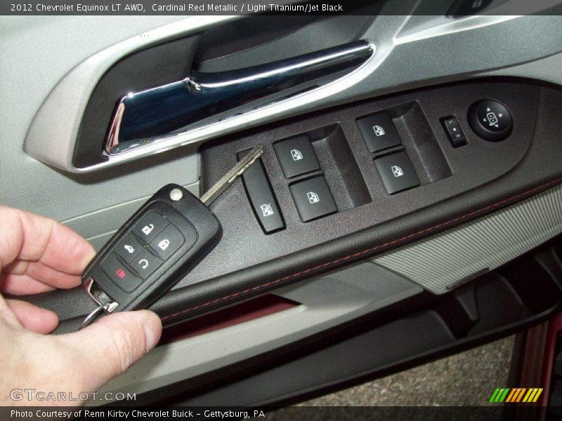 Cardinal Red Metallic / Light Titanium/Jet Black 2012 Chevrolet Equinox LT AWD