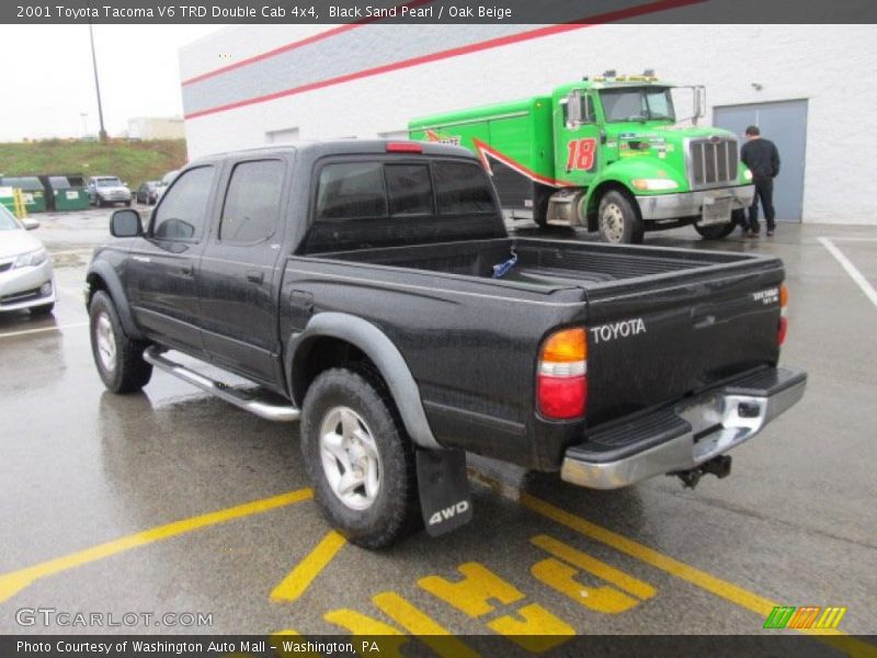 Black Sand Pearl / Oak Beige 2001 Toyota Tacoma V6 TRD Double Cab 4x4