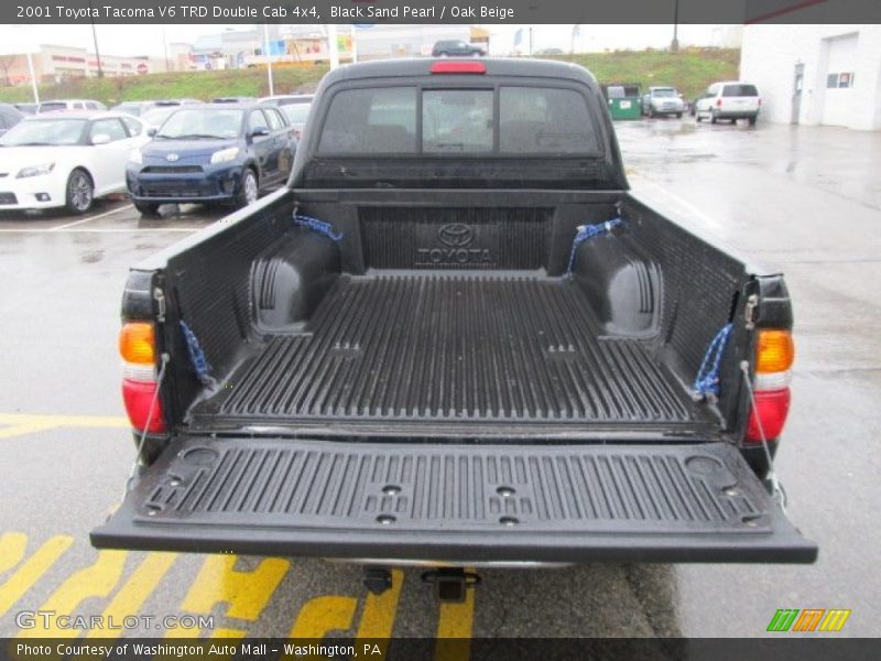 Black Sand Pearl / Oak Beige 2001 Toyota Tacoma V6 TRD Double Cab 4x4