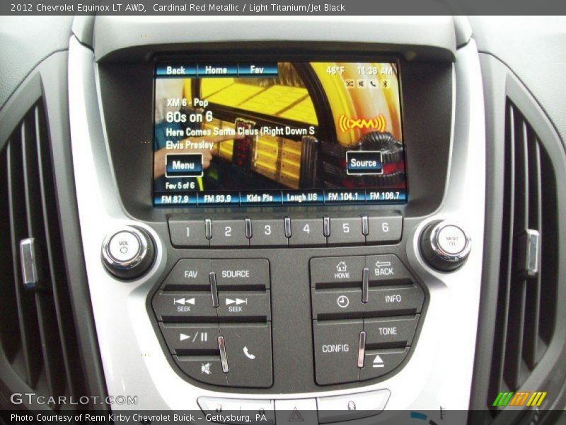 Cardinal Red Metallic / Light Titanium/Jet Black 2012 Chevrolet Equinox LT AWD