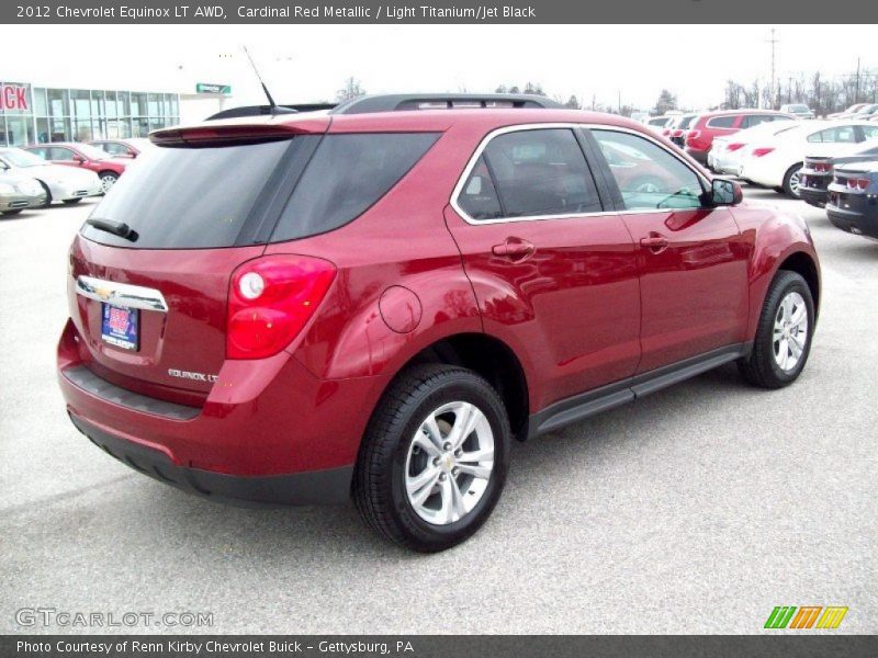 Cardinal Red Metallic / Light Titanium/Jet Black 2012 Chevrolet Equinox LT AWD