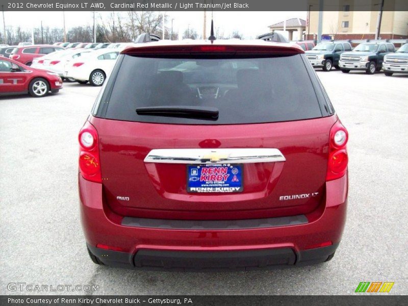 Cardinal Red Metallic / Light Titanium/Jet Black 2012 Chevrolet Equinox LT AWD