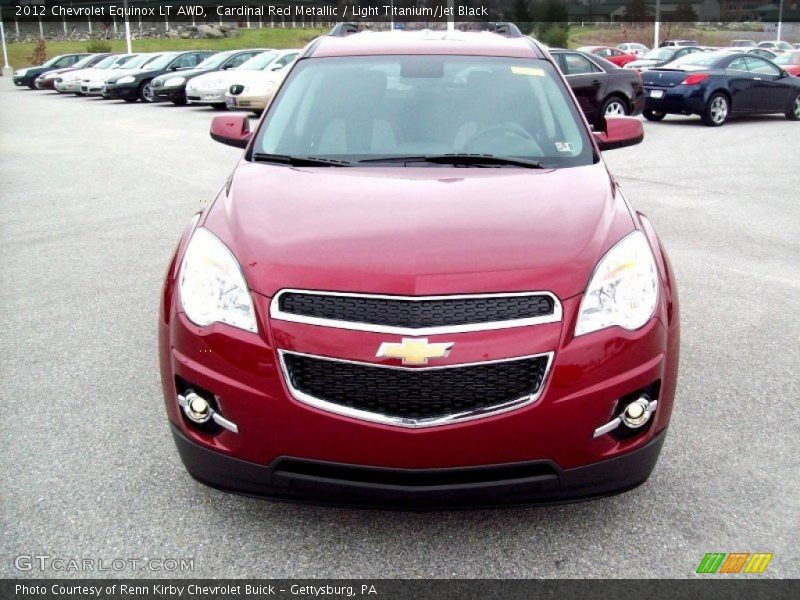 Cardinal Red Metallic / Light Titanium/Jet Black 2012 Chevrolet Equinox LT AWD