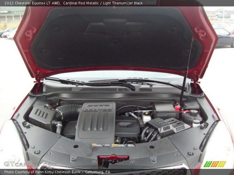 Cardinal Red Metallic / Light Titanium/Jet Black 2012 Chevrolet Equinox LT AWD