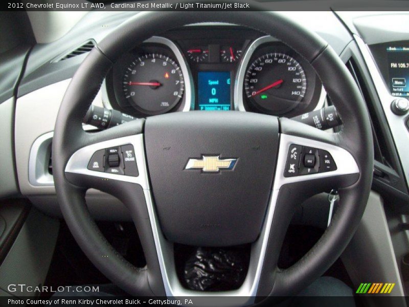Cardinal Red Metallic / Light Titanium/Jet Black 2012 Chevrolet Equinox LT AWD