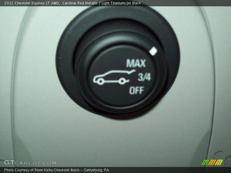 Cardinal Red Metallic / Light Titanium/Jet Black 2012 Chevrolet Equinox LT AWD