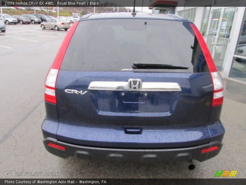 Royal Blue Pearl / Black 2009 Honda CR-V EX 4WD