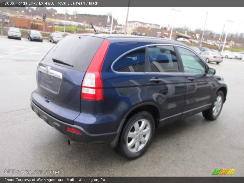 Royal Blue Pearl / Black 2009 Honda CR-V EX 4WD