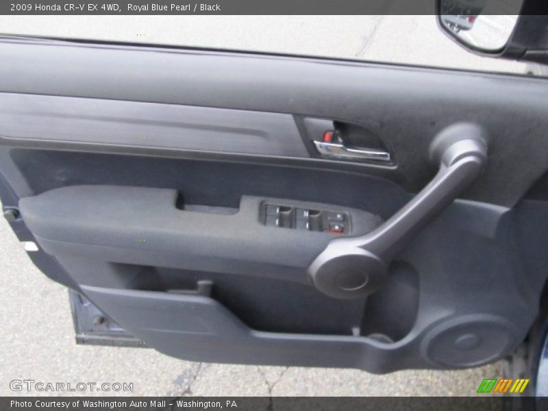 Royal Blue Pearl / Black 2009 Honda CR-V EX 4WD