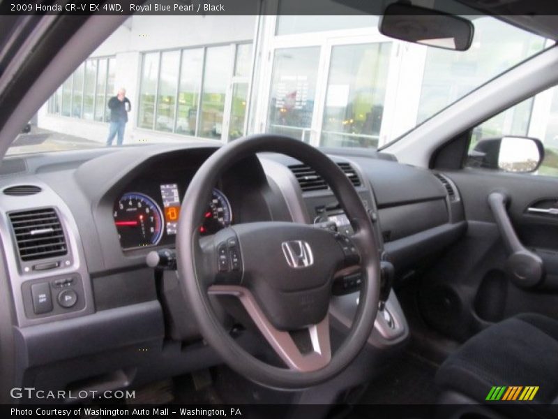 Royal Blue Pearl / Black 2009 Honda CR-V EX 4WD