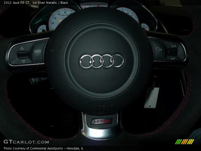 Ice Silver Metallic / Black 2012 Audi R8 GT