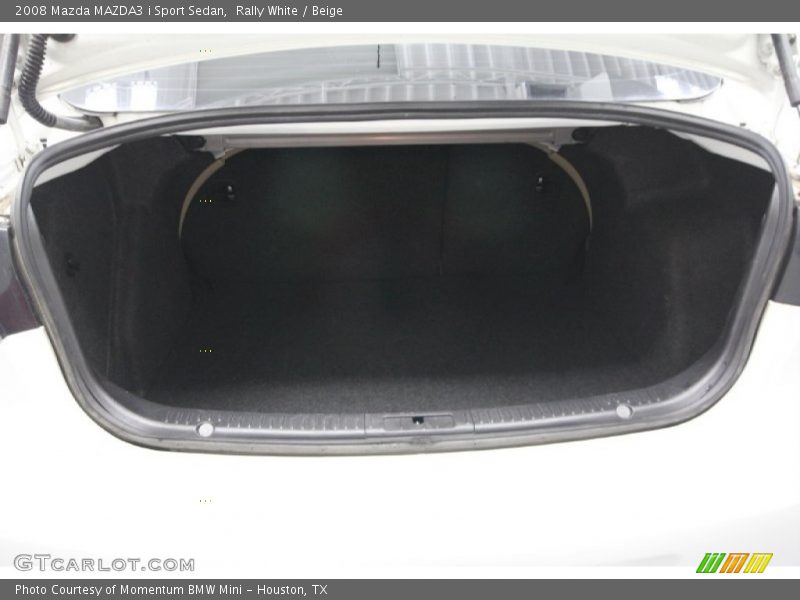 Rally White / Beige 2008 Mazda MAZDA3 i Sport Sedan