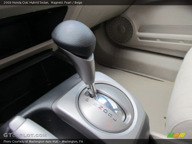 Magnetic Pearl / Beige 2009 Honda Civic Hybrid Sedan