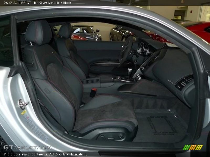  2012 R8 GT Black Interior