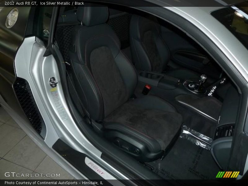  2012 R8 GT Black Interior