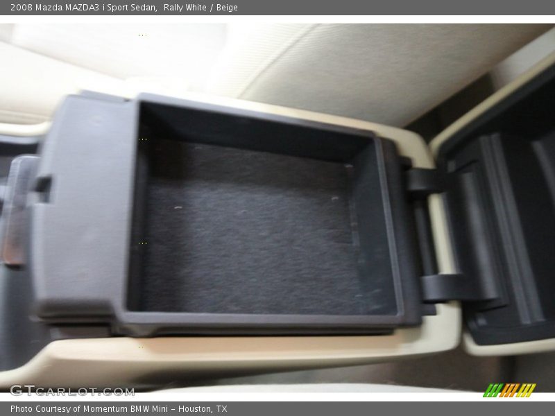 Rally White / Beige 2008 Mazda MAZDA3 i Sport Sedan