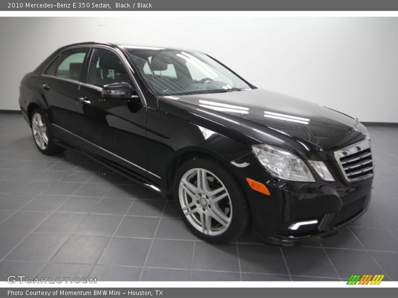 Black / Black 2010 Mercedes-Benz E 350 Sedan