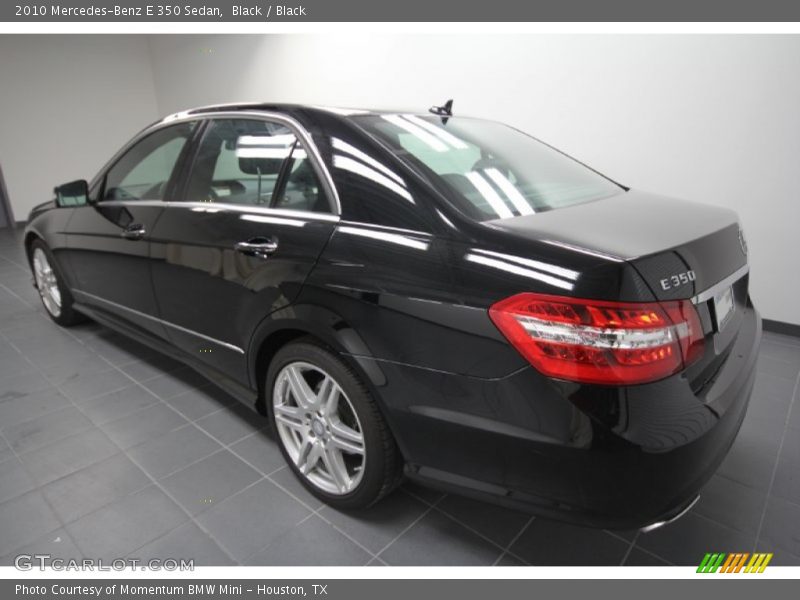 Black / Black 2010 Mercedes-Benz E 350 Sedan