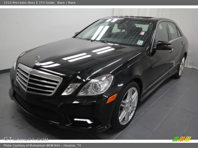 Black / Black 2010 Mercedes-Benz E 350 Sedan