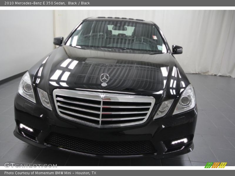 Black / Black 2010 Mercedes-Benz E 350 Sedan