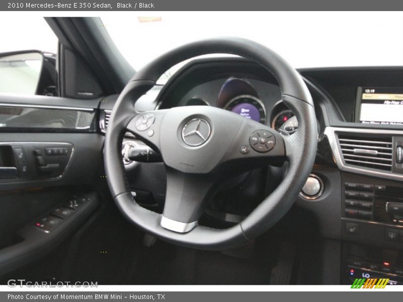 Black / Black 2010 Mercedes-Benz E 350 Sedan