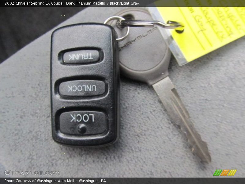 Keys of 2002 Sebring LX Coupe