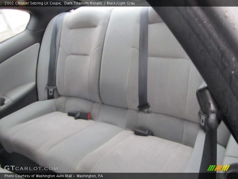 Dark Titanium Metallic / Black/Light Gray 2002 Chrysler Sebring LX Coupe