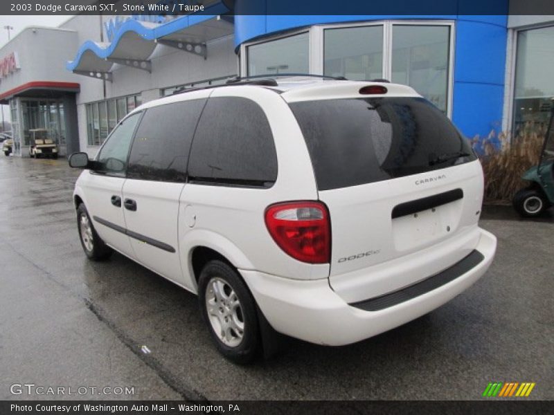 Stone White / Taupe 2003 Dodge Caravan SXT