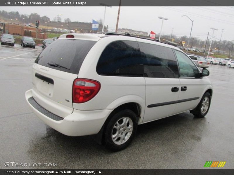 Stone White / Taupe 2003 Dodge Caravan SXT