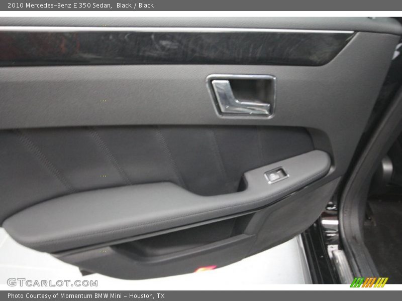 Black / Black 2010 Mercedes-Benz E 350 Sedan
