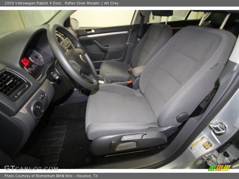 Reflex Silver Metallic / Art Grey 2009 Volkswagen Rabbit 4 Door