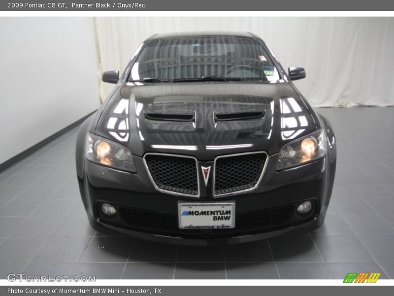 Panther Black / Onyx/Red 2009 Pontiac G8 GT