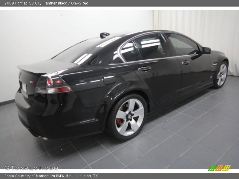 Panther Black / Onyx/Red 2009 Pontiac G8 GT