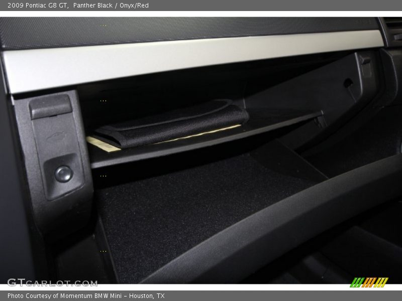 Panther Black / Onyx/Red 2009 Pontiac G8 GT