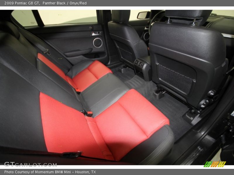 Panther Black / Onyx/Red 2009 Pontiac G8 GT