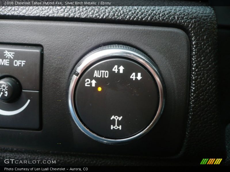 Controls of 2008 Tahoe Hybrid 4x4