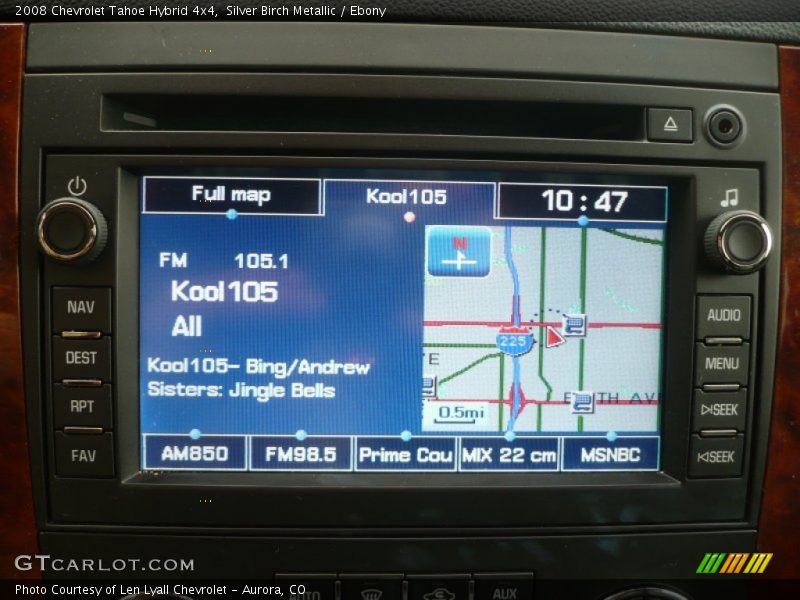 Navigation of 2008 Tahoe Hybrid 4x4