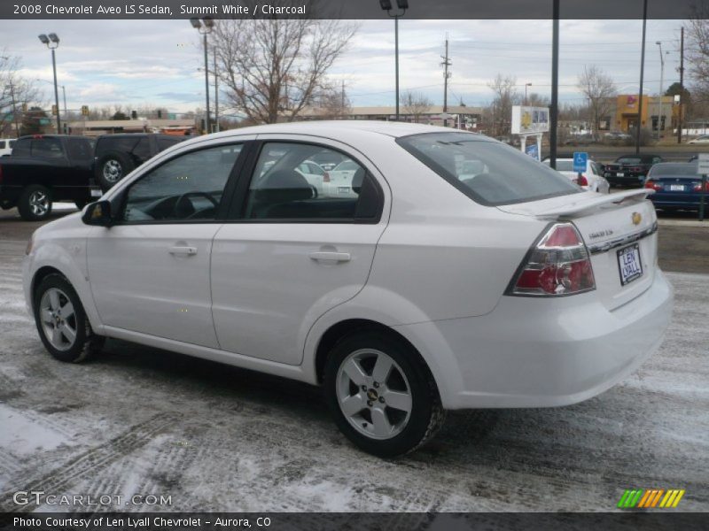 Summit White / Charcoal 2008 Chevrolet Aveo LS Sedan